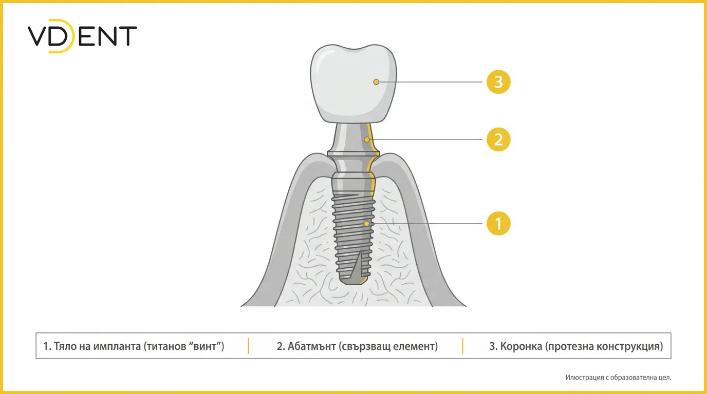 Поставяне на зъбни импланти в София